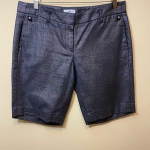 Metallic Blue Shorts